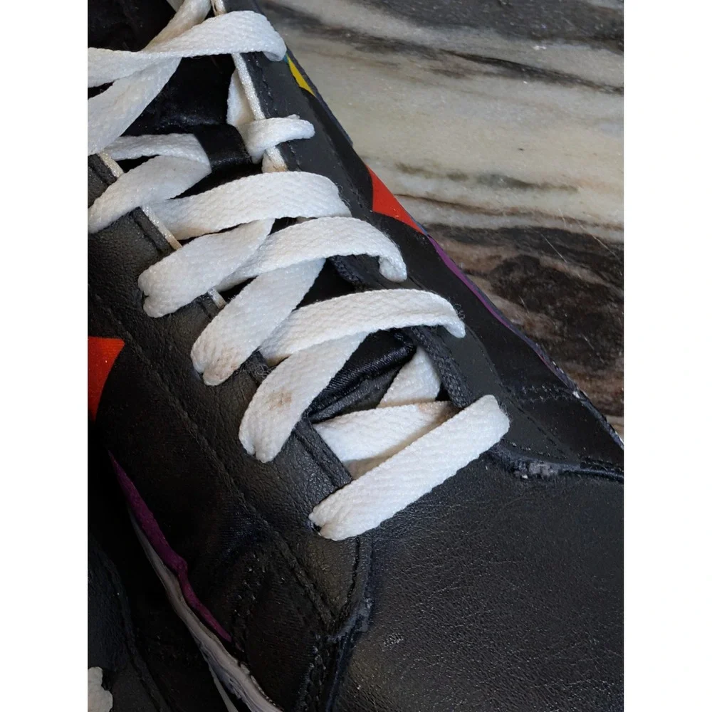 Nike Blazer High Geometric Mosaic Black Sport Red 317808-008 Mens 10 2010 Retro